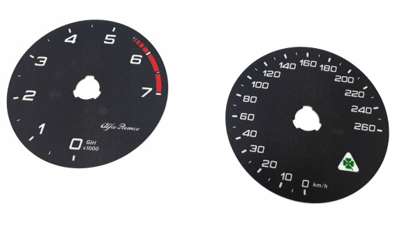Moman 0089688089446 Циферблати одометра Alfa Romeo Stelvio в стилі KMH Quadri
