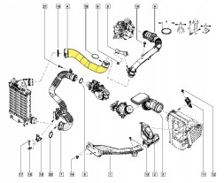 Proparts Krawczyk PP 01 0052 RURA WĄŻ PRZEWÓD TURBO QASHQAI KADJAR 1.6 dCi 144634EB0B 144634EB0C 14 46 34E B0C 14 46 34E B0B ТРУБА ШЛАНГ ТУРБО RENAULT KADJAR 1.6 dCi 144634EB0B