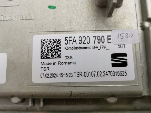 Cupra OE 5FA920790E, DWP537733OE Лічильник панелі приладів Cupra Terramar 5FA920790E Новий оригінал