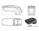 Rati V01571V2P Підлокітник регульований з відсіком для зберігання FIAT 500 2016-