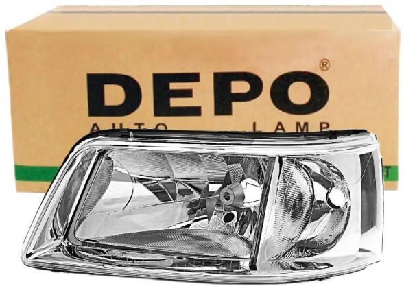 Abakus 441-1168L-LD-EM Депо 441-1168л-лд-ем фара vw t5 бус 03-09 h4 reg.El.Ліва