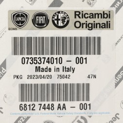 Fiat OE Дзеркало внутрішнє 735374010 / 68127448AA Fiat Panda II 1.3 MJET 16V 04-