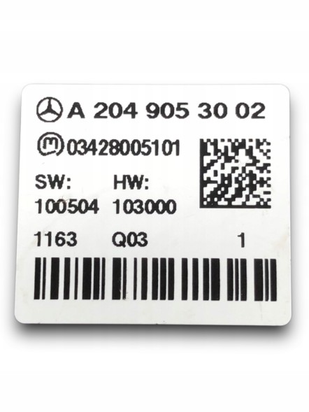 Mercedes-Benz OE MERCEDES BENZ W204 БАГАТОФУНКЦІОНАЛЬНА ПАНЕЛЬ КНОПОК A2049053002