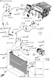 MAZDA OE GHR161461A ТРУБА КОНДИЦІОНЕРУ