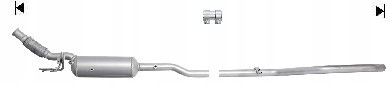 Китай 699-6456 Сажовий фільтр DPF PEUGEOT 508 2.0 HDI | 2011-2014 роки