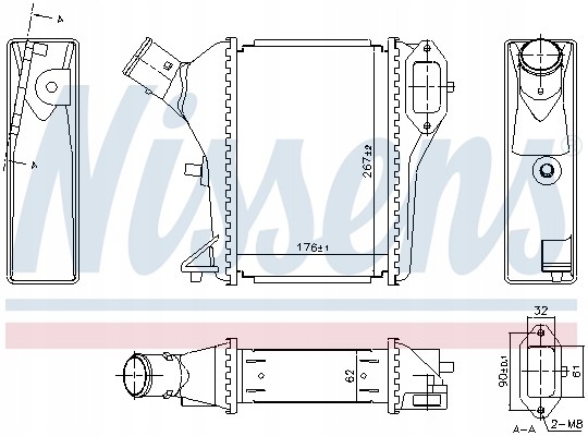 Nissens 961423 Інтеркулер nissens 961423