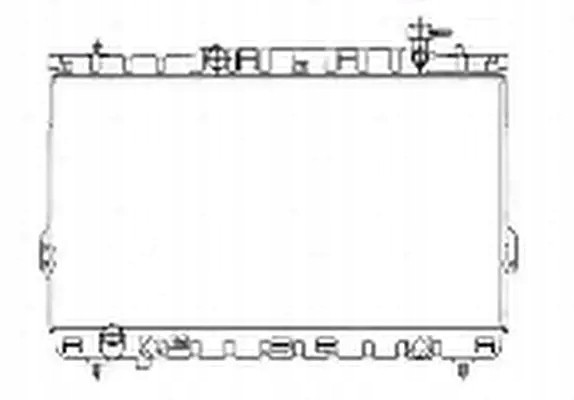 NRF 53357 Охолоджувач води 53357 nrf hyundai santa fe i