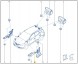 Renault OE 654019148R Лівий шарнір / рукоятка / кронштейн капота RENAULT KADJAR OE Дилерський центр