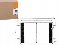 NRF 86227843 NRF Nrf35605 конденсатор кондиціонера vw a6 04- + помічник водія #33