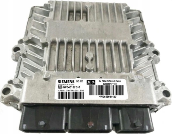 Siemens KOMPUTER ECU PEUGEOT SID803 5WS40167GT 9656171180 ECU КОМП'ЮТЕР ECU PEUGEOT SID803 5WS40167GT 9656171180