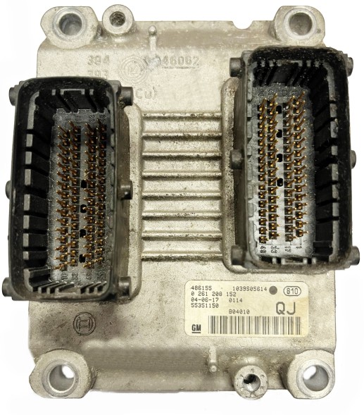 Opel OE 0261208152 55351150PIN КОМП'ЮТЕР ECU OPEL ZAFIRA B 2.0 0261208152 55351150 PIN