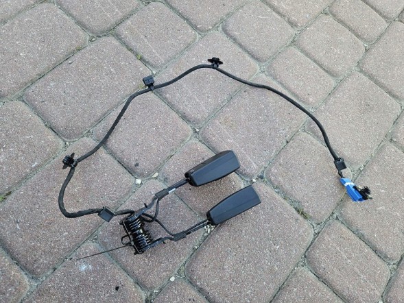 Opel OE 8785398000021035510 Застібка ременів задня вставка PROACE CITY Berlingo Combo E Rifter 9817220477