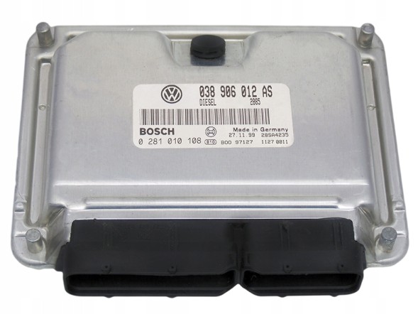 OE 038 906 012 AS 0 281 010 108 Блок керування двигуном (ECU) GOLF IV BORA 1.9 TDI 038906012AS 0281010108