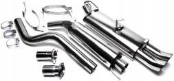 TA-Technix EVOAFAED76-2 Спортивна вихлопна система CATBACK 2x76мм DTM TA TECHNIX OPEL KADETT E (T85)