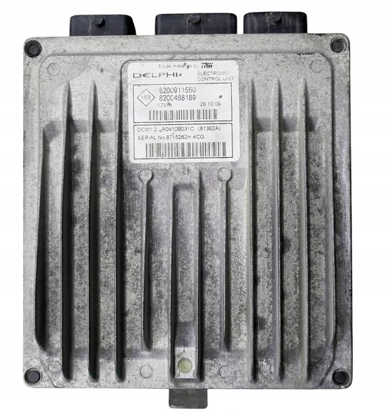 Renault OE БЛОК КЕРУВАННЯ ДВИГУНА RENAULT MODUS 8200468189 8200911560 + ПРОГРАМУВАННЯ