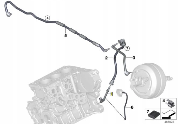 BMW OE 11519896406 Оригінальний запірний клапан системи охолодження BMW X1 U11 X2 U10