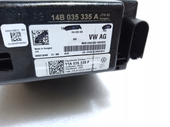 Volkswagen OE GD VW ID4 ID5 КОНТРОЛЕР ЗВУКОВОГО ДИНАМІКА ДВИГУНА 11A035335F 14B035335A ORYG
