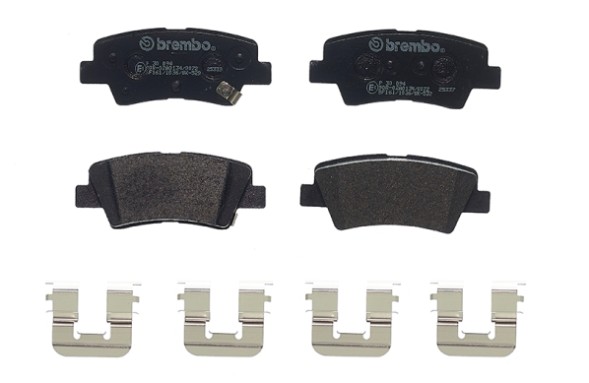 P30094 BREMBO Комплект гальмівних колодок з 4 шт дисків