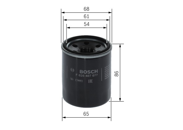 F026407077 BOSCH Фільтр оливи