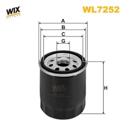 WL7252 WIX FILTERS Фільтр оливи