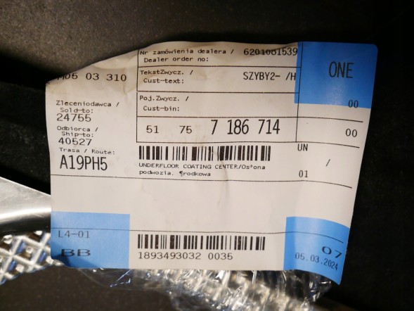 BMW OE BMW F01 F06 F07 F10 F11 F13 PŁYTA OSŁONA DOLNA PODWOZIA X-DRIVE 51757186714 7186714 BMW F01 F06 F07 F10 F11 F13 ПЛАСТИНА ЗАХИСНА НИЖНЯ ПІД ДНИЩЕ X-DRIVE 51757186714