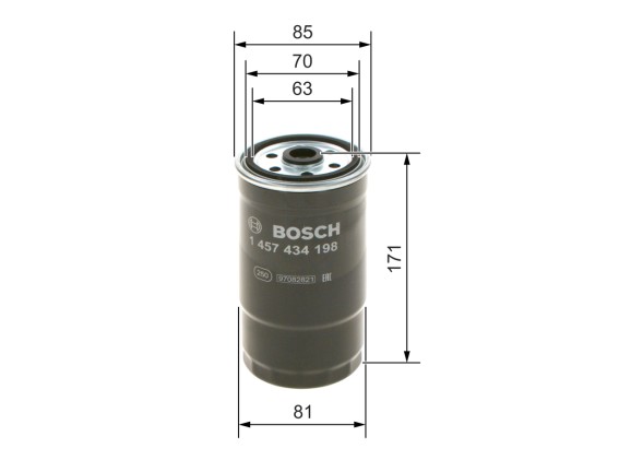 1457434198 BOSCH Фільтр палива
