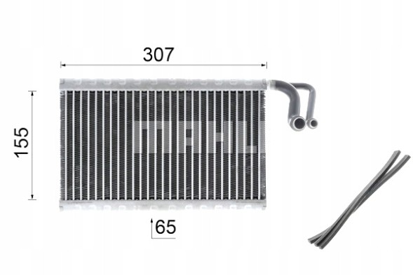 Mahle AE 68 000P Випарник кондиціонування повітря bmw 5 e39 5 e60 5 e61 6 e63 6 e64 2.0-5.0