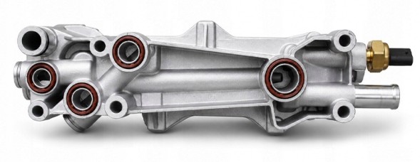Autokomp 5906752332237 Основа корпусу масляного фільтра, охолоджувач для Dodge Chrysler Jeep 3.6, покращена версія.