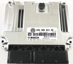 Bosch 03G906021RQ 0281014139CZYSTY Комп'ютер ecu vw passat 03g906021rq 0281014139 чистий!