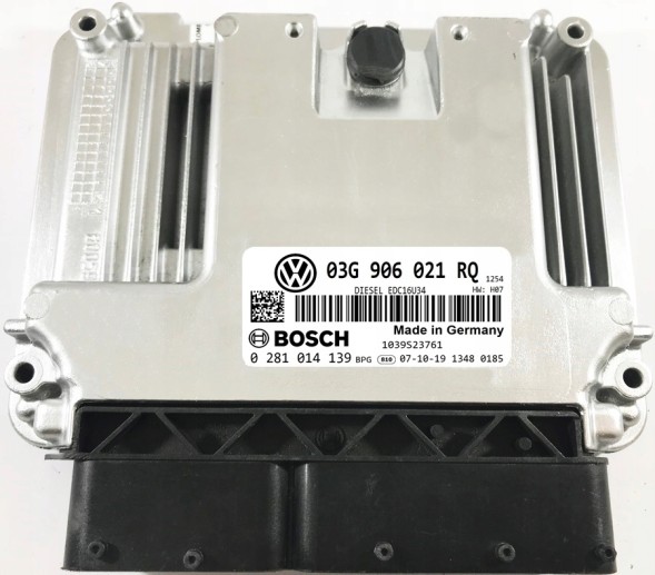 Bosch 03G906021RQ 0281014139CZYSTY Комп'ютер ecu vw passat 03g906021rq 0281014139 чистий!