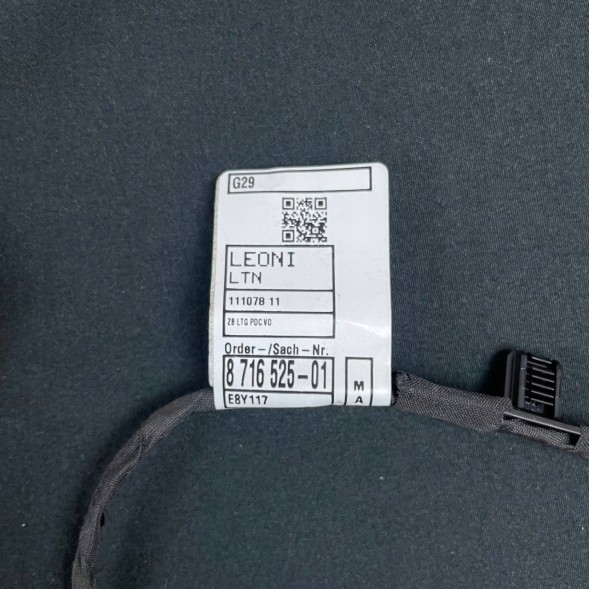 BMW OE НОВИЙ джгут BMW Z4 G29, PDC переднього бампера, ОРИГІНАЛ, 6112 8716525