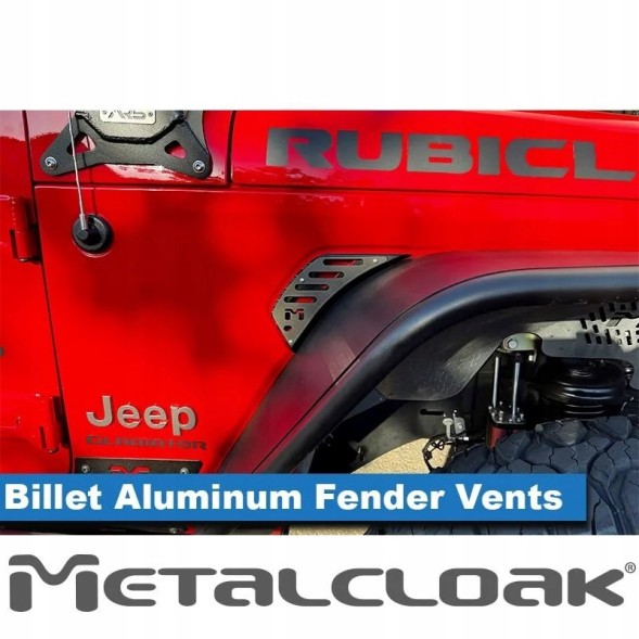 Китай 6965 Вхідні отвори для передніх колісних арок Jeep Wrangler JL JLU Gladiator JT Metalcloak