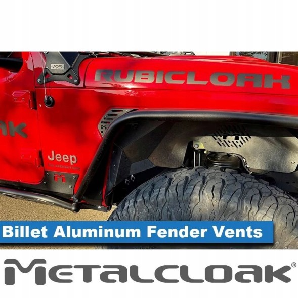 Китай 6965 Вхідні отвори для передніх колісних арок Jeep Wrangler JL JLU Gladiator JT Metalcloak