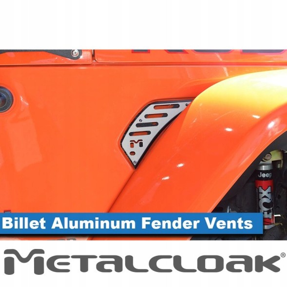 Китай 6965 Вхідні отвори для передніх колісних арок Jeep Wrangler JL JLU Gladiator JT Metalcloak