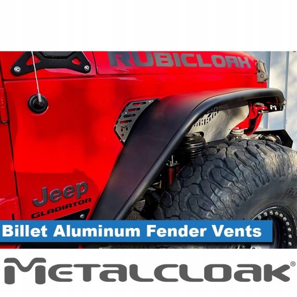Китай 6965 Вхідні отвори для передніх колісних арок Jeep Wrangler JL JLU Gladiator JT Metalcloak
