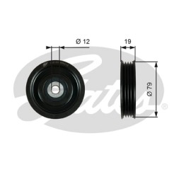 T39184 GATES Натяг паса