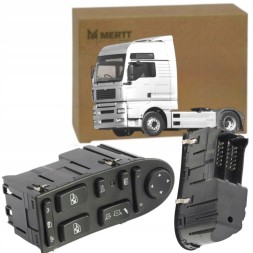 Mertt MRT-2027019 Панель контролер перемикач склопідіймача дзеркал man tga tgm 81258067045