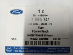 Ford OE BB3Q-9S468-FC ШЛАНГ ВАКУУМНОГО НАСОСА FORD RANGER Mk5 2.2 TDCI