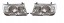 Abakus D12-1103P-LD-E1 Лампи toyota land cruiser 1998-2004 h7 комплект