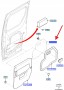 Ford OE КРИШКА ЛІВА ДВЕРІ TRANSIT CONNECT 2002- 4437858 _ 2T14-V237A05-DA