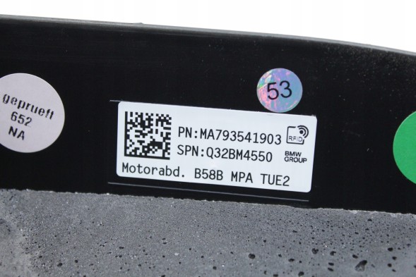 BMW OE 7935419 11147935419 #53 ЗАХИСНА КРИШКА ДВИГУНА G20 G21 M340i G22 G23 G26 M440i G70 M760eX G45 G06