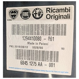 Fiat OE 1394412080 ПРАВЕ СКЛО ЗСУВНИХ ДВЕРЕЙ FIAT DUCATO BOXER JUMPER 1394410080 OE