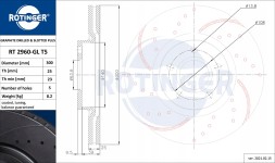 Rotinger RT 2960-GL T5 Гальмівний диск rotinger rt 2960-gl t5