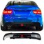 Китай Dyfuzor Dokładka BMW E90 E91 LED Дифузор BMW 3 E90 E91 LED Чорний Блиск Накладка Заднього Бампера МП