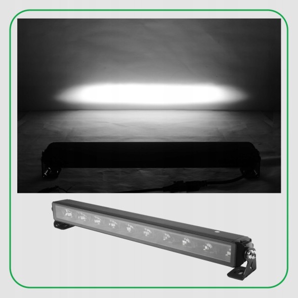 CHINA REFLEKTOR DROGOWY DALEKOSIĘŻNY LED LISTWA 55cm 12V 24V 5746lm 75W + dzienna Галоген дорожній далекосяжний ремінь фара лампа +позиція 46x led 5730lm