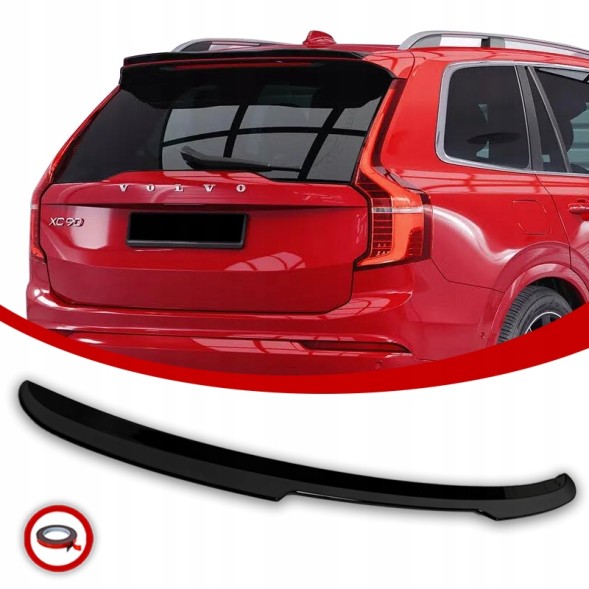 Китай VOLVO XC90 TYLNY SPOILER LOTKA DOKŁADKA TYLNA CZARNY POŁYSK VOLVO XC90 ЗАДНІЙ СПОЙЛЕР ЛЬОТОК НАКЛАДКА ЗАДНЯ ЧОРНИЙ ГЛЯНЕЦЬ
