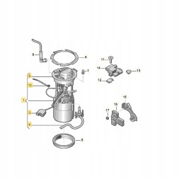 ECP МОБІЛЬНІСТЬ ECP-8R0919050B 8R0919050B 8R0 919 050 B 8R0 201 263 A 8R0201263A Паливний насос 8р0919050г audi q5 8r sq5 2.0 3.0 tdi 2008-2017 quattro новий