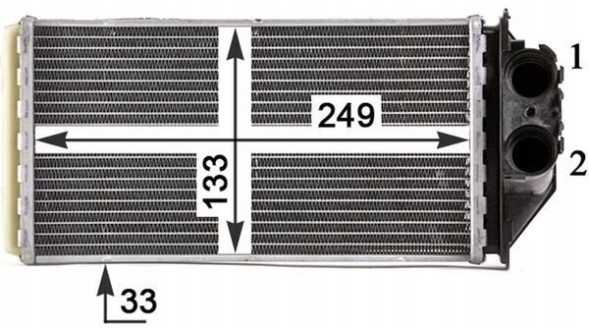 Mahle AH 187 000P Обігрівач behr преміум line - mahle ah 187 000р