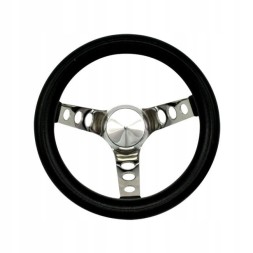 Китай 2730 Руль триспицевий чорний 25,4см VW Beetle