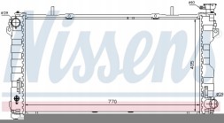 Nissens 61004 Охолоджувач води - nissens 61004